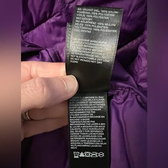 New THE NORTH FACE Youth Big Girls ThermoBall Parka in Gravity Purple Size 14/16 - Picture 10 of 12